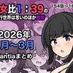 男女比1:39の平行世界は思いのほか異常（Fantia2026年1月〜3月まとめ）(きっさー) [d_748856]