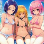 濃厚イチャらぶハーレム！とらぶるヒロインが愛を共有する絶頂合宿【モモ・大人ヤミ・春菜編】(Velvet House) [d_750553]