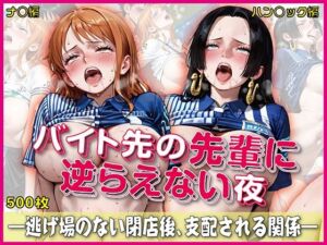 バイト先の先輩に完全に逆らえない夜【豪華CG500枚収録】(奪われた純愛) [d_750708]