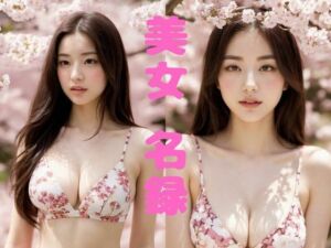【美女名録】vol2.22  200枚  桜色のビキニ ？ Cherry Blossom Bikini Photo Book  【AIグラビア写真集】(AI美女制作参謀本部2課) [d_751455]