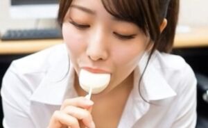 オフィスアイス舐めお姉さん(aiお姉さん) [d_752591]