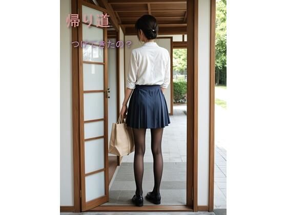 黒ストッキングの帰り道3(脚線観測所) [d_752898]