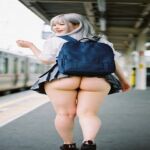 素人撮影 女子●生 〜駅のホーム編〜 Part1(美少女244) [d_753145]