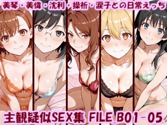 主観疑似SEX集 FILE_B01-05 美琴・美偉・沈利・操祈・涙子との日常えっち(美乳淫) [d_753195]