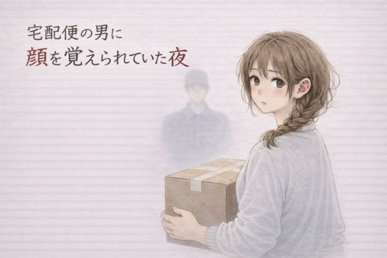 宅配便の男に顔を覚えられていた夜 ―受け取るだけのはずが―(夜の灯る部屋) [d_754035]