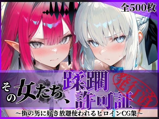 その女たち、蹂躙許可証発行済み -街の男たちに好き放題使われるヒロインCG集- モル●ン＆バー●ァン・シー編(陥落工房) [d_754127]