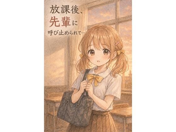 放課後、先輩に呼び止められて、、、(夜更けの境界線) [d_755331]