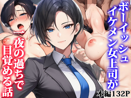 ボーイッシュイケメン女上司が一夜の過ちで目覚める話(タイニュウ屋) [d_755374]