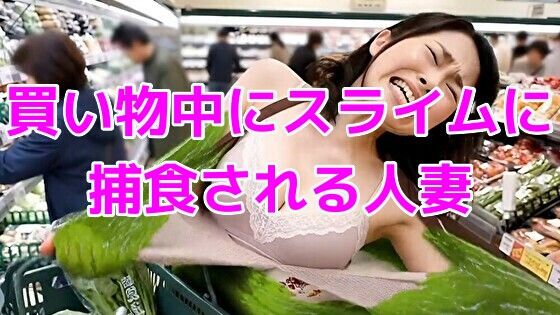 買い物中にスライムに捕食される巨乳人妻(ノーマルアブノーマル) [d_755386]