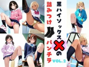 黒ハイソックスJKの踏みつけパンチラ  Vol.2(あみゅみゅ) [d_755767]