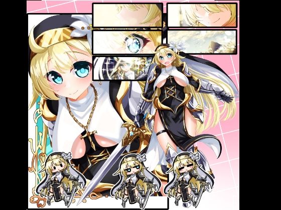 立ち絵素材 騎士シスター(水の木) [d_756282]