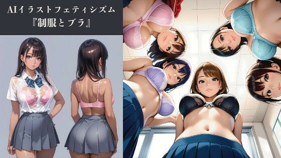 AIイラストフェティシズム『制服とブラ』(AI-taste（エーアイテイスト）) [d_757036]