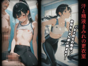 汗と精液まみれの更衣室 〜女子校生の勘違い！ 欲情おじさん達に囲まれて〜(明石屋まぐろ) [d_758162]