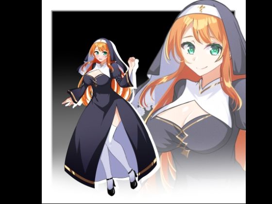 立ち絵素材  シスター(水の木) [d_758448]