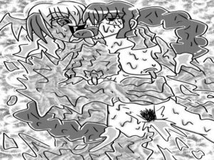 人外レズクエスト「スライム村・後編」(霊感メロン) [d_760702]