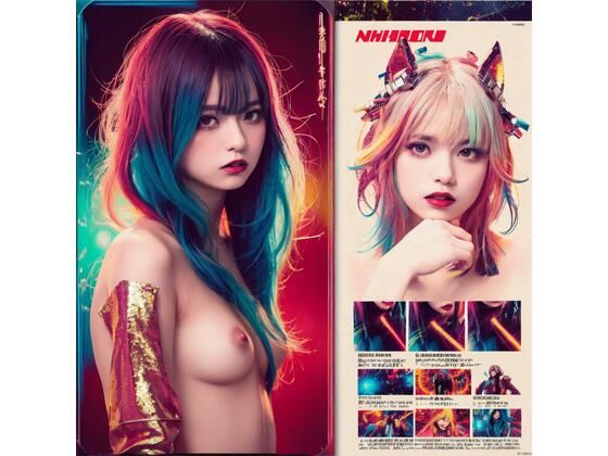 過激系美女！ジャケット風アート風写真集！(美少女AI〜丸〜) [d_736697]