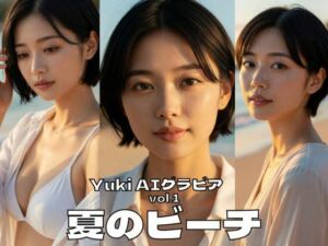 Yuki AIグラビアシリーズ Vol.1 夏のビーチ(めい@AIフォトグラファー) [d_745691]