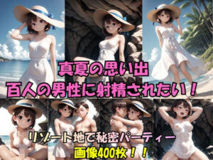 真夏の思い出。百人の男性に射精されたい(工房スタジオ) [d_755512]