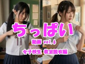 ちっぱい動画 vol.6 女子校生教室脱衣編(Tomomix.ai) [d_759957]
