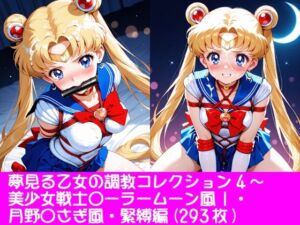 夢見る乙女の調教コレクション4〜美少女戦士〇ーラームーン風1・月野〇さぎ風・緊縛編(ぱてぃすりーず) [d_761866]