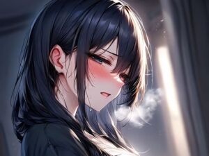 滴る静寂を揺らす、目覚めぬ肌の熱(猫のしっぽ) [d_762930]