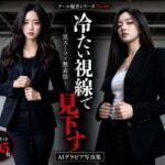 クール秘書シリーズ1  冷たい視線で見下す美人秘書  黒スーツ×無表情で立つ姿が刺さる205枚【AIグラビア写真集】(AI美女制作参謀本部4課) [d_764061]