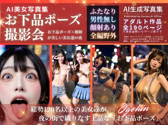 お下品ポーズ撮影会(くらたAIオフィス) [d_764514]