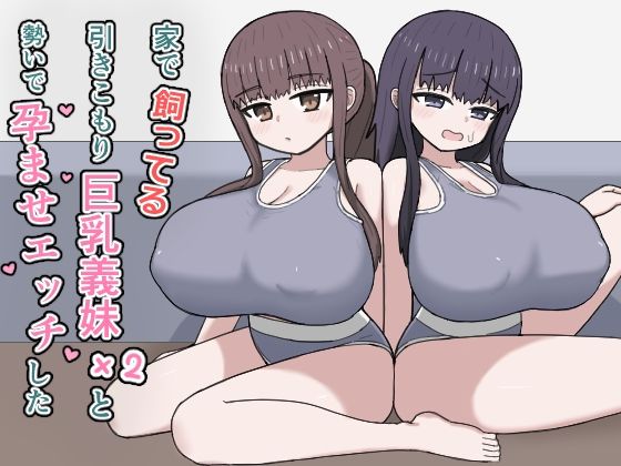 家で飼ってる引きこもり巨乳義妹×2と勢いで孕ませエッチした(にしかわ屋) [d_764771]