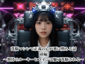 洗脳マシンで正義の心が悪に堕ちる話  前編  〜期待のルーキーヒロインは魅了洗脳される〜(悪堕ち研究員) [d_765940]