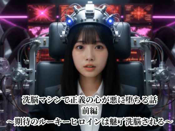 洗脳マシンで正義の心が悪に堕ちる話  前編  〜期待のルーキーヒロインは魅了洗脳される〜(悪堕ち研究員) [d_765940]