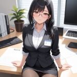 摩天楼のヒロイン。黒いストッキングで歩む彼女の日常(アイボリーランジェリー) [d_766171]