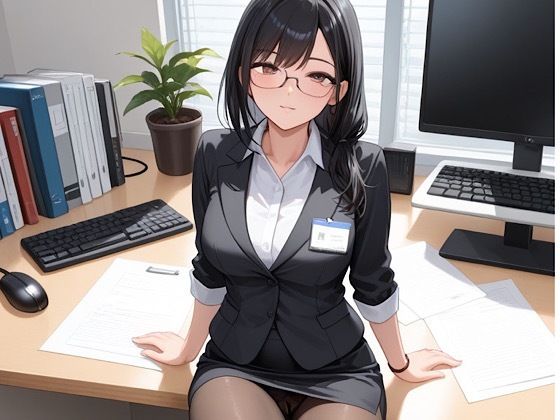 摩天楼のヒロイン。黒いストッキングで歩む彼女の日常(アイボリーランジェリー) [d_766171]