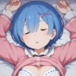 レムにいたずら(のれん。) [d_766485]