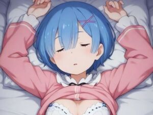 レムにいたずら(のれん。) [d_766485]