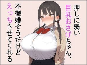 押しに弱い巨乳おさげちゃん、不機嫌そうだけどえっちさせてくれる(これでいいや亭) [d_767001]