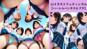 AIイラストフェティシズム【ハーレムパンチラ＆ブラ】(AI-taste（エーアイテイスト）) [d_767937]