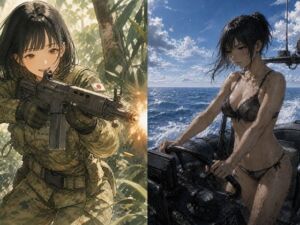 ［女性自衛官戦う」から(ひぐらしなく) [d_768144]
