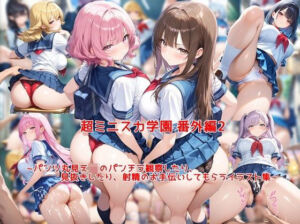 超ミニスカ女学園 番外編2〜パンツ丸見えJKのパンチラ観察したり、見抜きしたり、射精のお手伝いしてもらうイラスト集〜(私はいつでもここにいる) [d_769938]