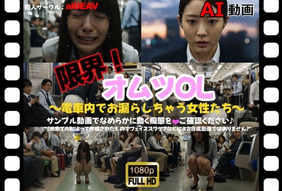 限界！オムツOL 〜電車内でお漏らししちゃう女性たち〜(aiDEAV) [d_770756]