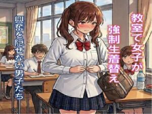 教室で女子が強●生着替え。興奮を隠せない男子たち(CMNFリアリズム) [d_771855]