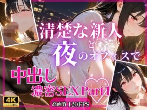 清楚な新人と夜のオフィスで中出し濃密SEXPart1(RinoRino) [d_769467]