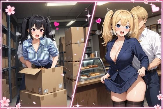 女の子図鑑:コンビニバイトの裏側(AIあだると) [d_770477]