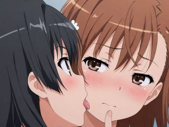 御坂美琴と佐天涙子の百合プレイ(のれん。) [d_770769]
