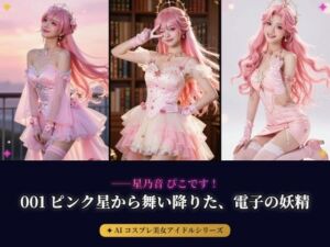 【AIコスプレ美女アイドルシリーズ ＃001:グラビア＆動画】〜ピンク星から舞い降りた、電子の妖精 星乃音 ぴこ〜(beauty4ever) [d_771586]