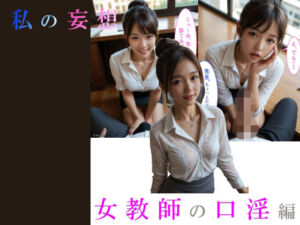 実写AI 私の妄想 女教師の口淫編（セリフ付コミック）(AlicePJ) [d_772909]