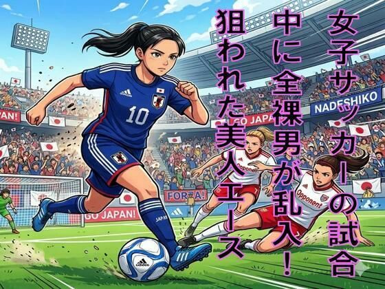 女子サッカーの試合中に全裸男が乱入！狙われた美人エース(CMNFリアリズム) [d_773346]