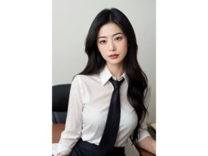 夫の出張中に…第三章〜人妻・佐藤さやかの残業後の秘密〜【AI美女写真集】(蜜夜堂) [d_773801]