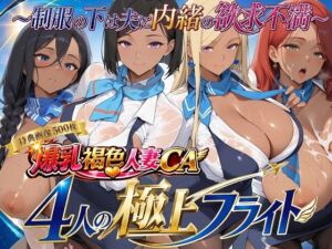 爆乳褐色人妻CA 4人の極上フライト〜制服の下は夫に内緒の欲求不満〜(制服しか勝たん) [d_773927]