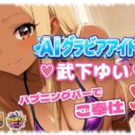 AIグラビアアイドル「武下ゆい」が「ハプニングバー」でご奉仕デビュー！！(1億年LOVE) [d_774329]
