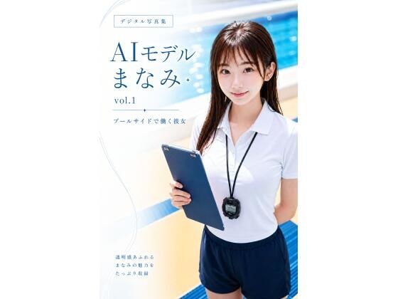 AIモデルまなみ vol.1 プールサイドで働く彼女(AI Photo Works Studio) [d_774576]